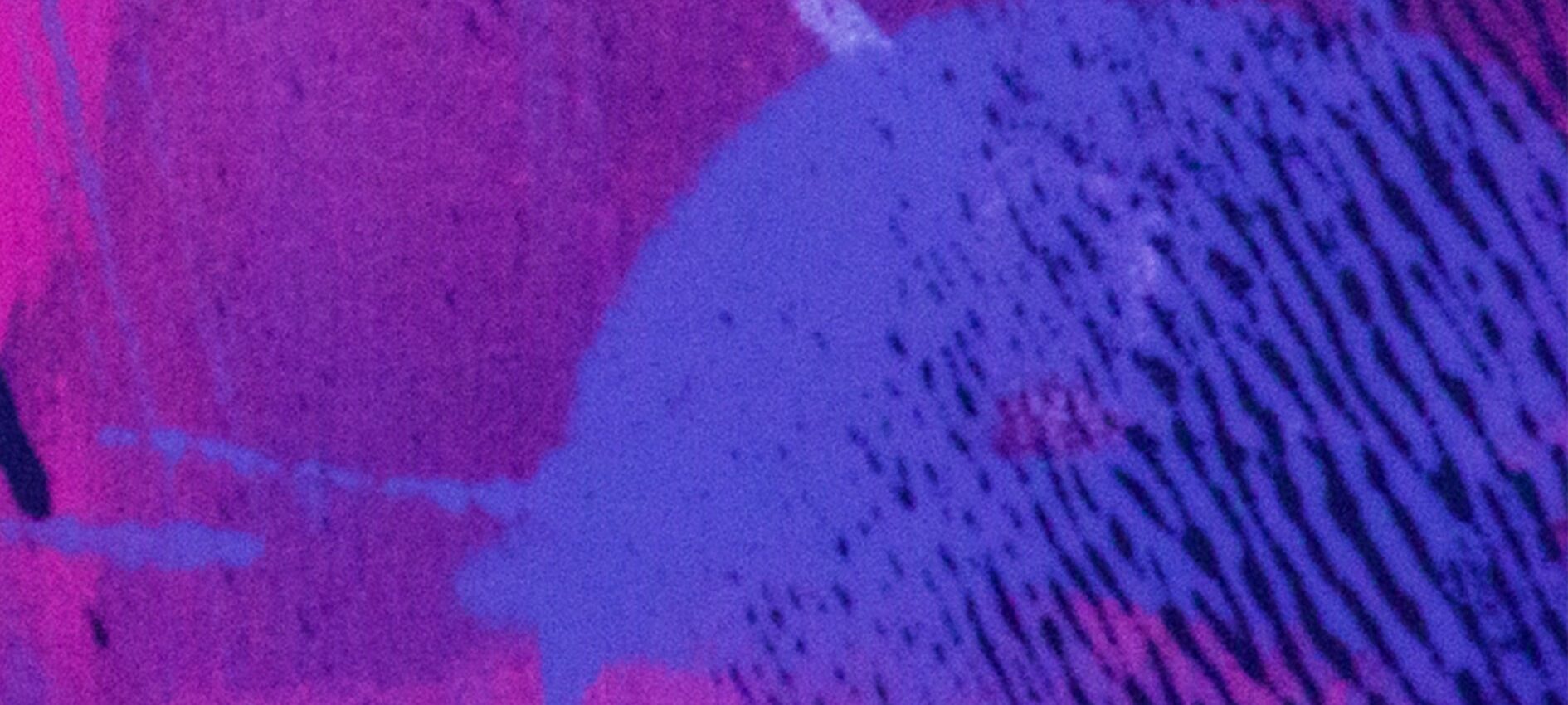 Abstract artwork featuring shades of purple, pink, and blue, with diagonal lines and blurred shapes creating a textured, dynamic composition—celebrating the vibrant spirit of Minneapolis and its thriving Community Arts scene.